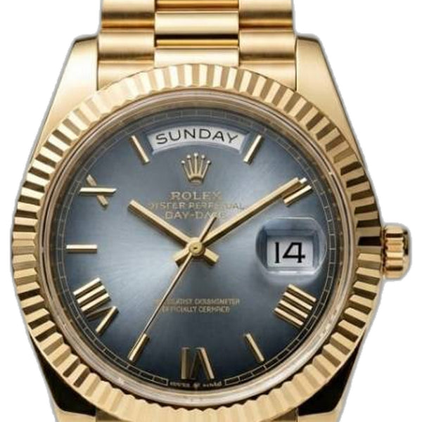 Rolex Oyster Perpetual Day Date 40 Battery Gold-Grey