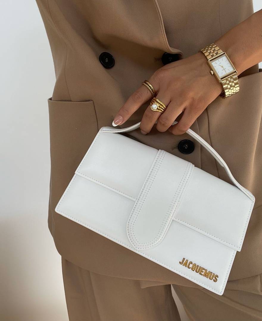 Jacquemus Le Bambino Grand Large Shoulder Bag With Original Box & Dust Cover