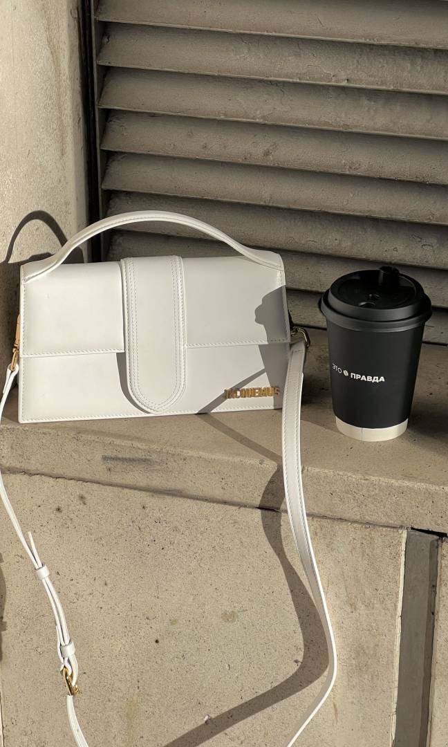 Jacquemus Le Bambino Grand Large Shoulder Bag With Original Box & Dust Cover
