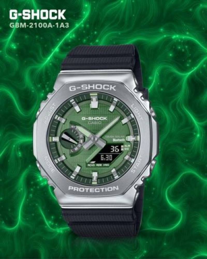 Gshock GM2100 BlackGreen 038