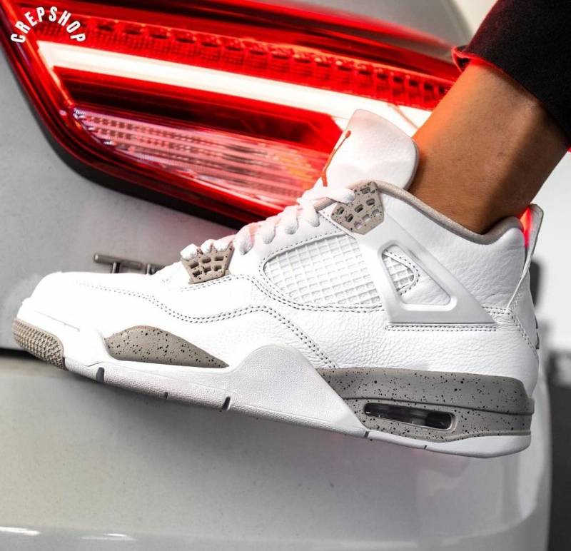 Nike Air Jordan Retro 4 Oreo Semi Ua