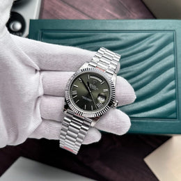 Rolex Oyster perpetual Day Date Steel-Green Ref228236 Z-R Quality