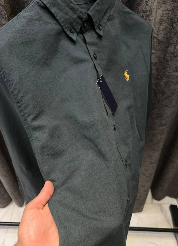 RALP- L-AUREN P-OLO IMPORTED STORE ARTICLE SHIRT leelan fabric