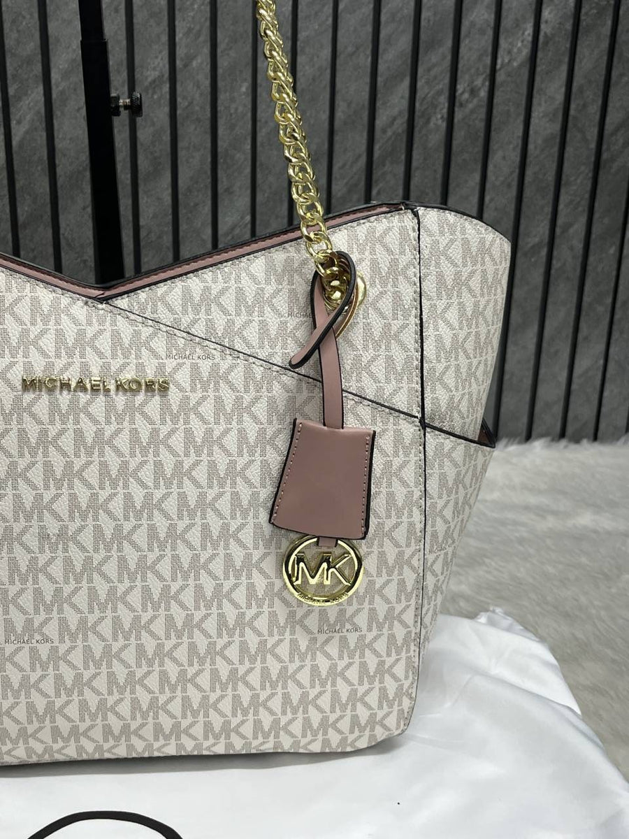 Michael Kors_Jet_Set_Signature_Shoulder_Tote_With_DustCover_CarryBag