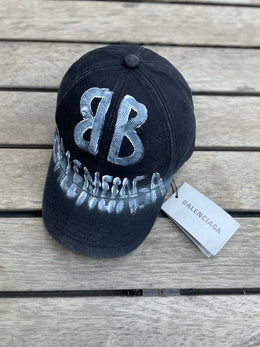 Balenciaga Black Street Graffiti Premium Unisex Cap With Safety Box
