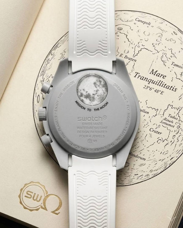 Omega Moon Watch Limited Edition Full White