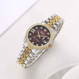 Rolex Oyester Perpetual Date Just 2Ton-Gold-Wine
