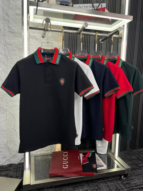 GUCCXI IMPORTED STORE ARTICLE POLO T SHIRT