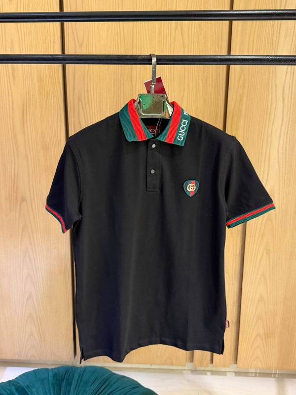 GUCCXI IMPORTED STORE ARTICLE POLO T SHIRT
