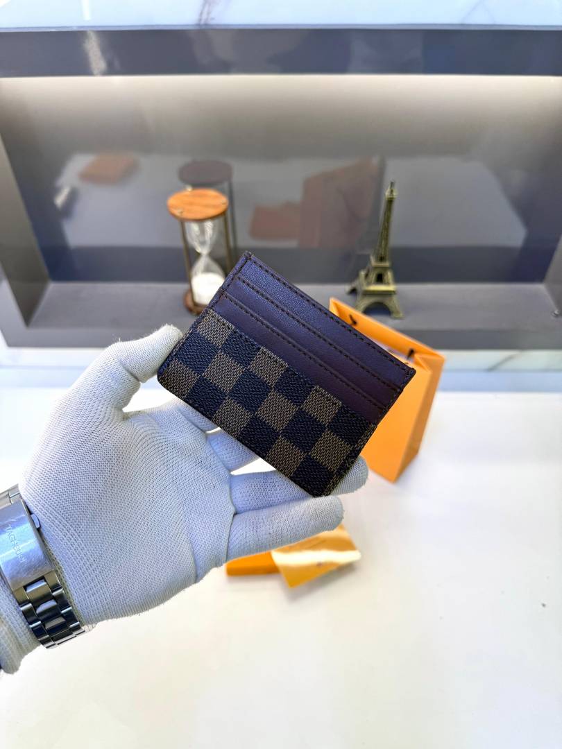 Louis Vuitton Brown Card Holder Fa 537