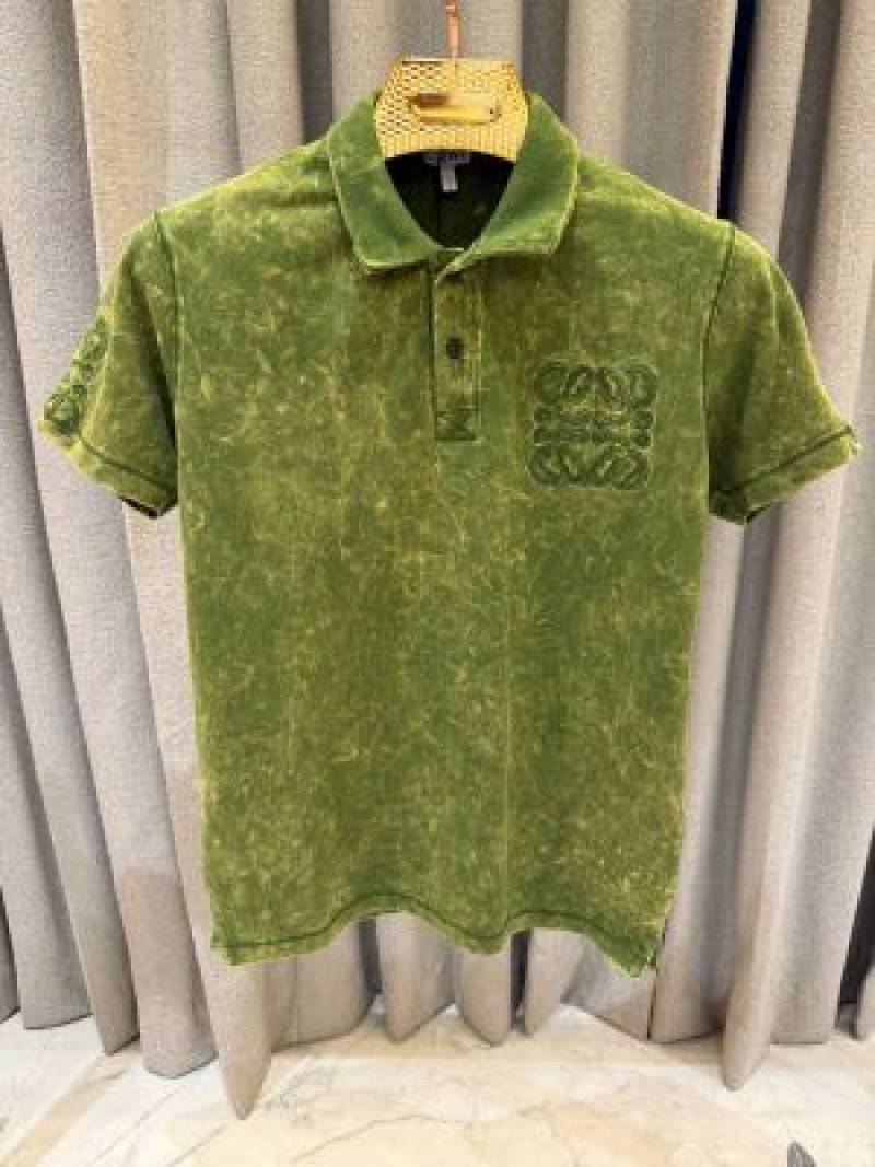 Loewe_impoted Polo Tshirt Green