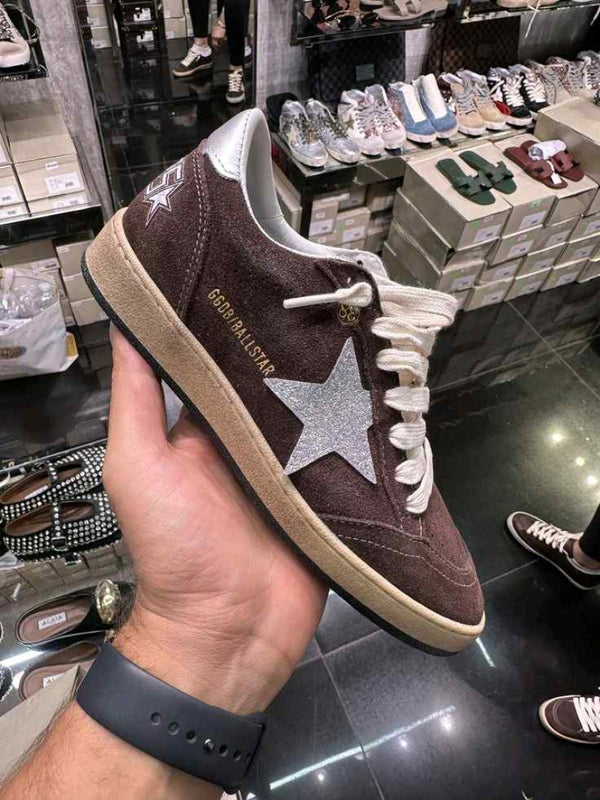 Golden Goose Ball Star Brown Beige