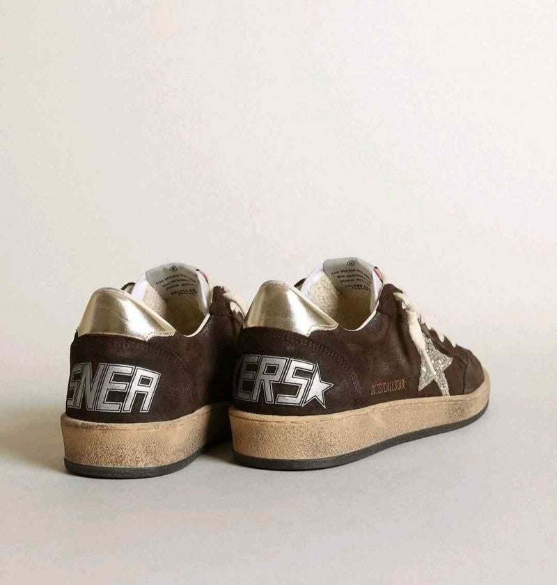 Golden Goose Ball Star Brown Beige