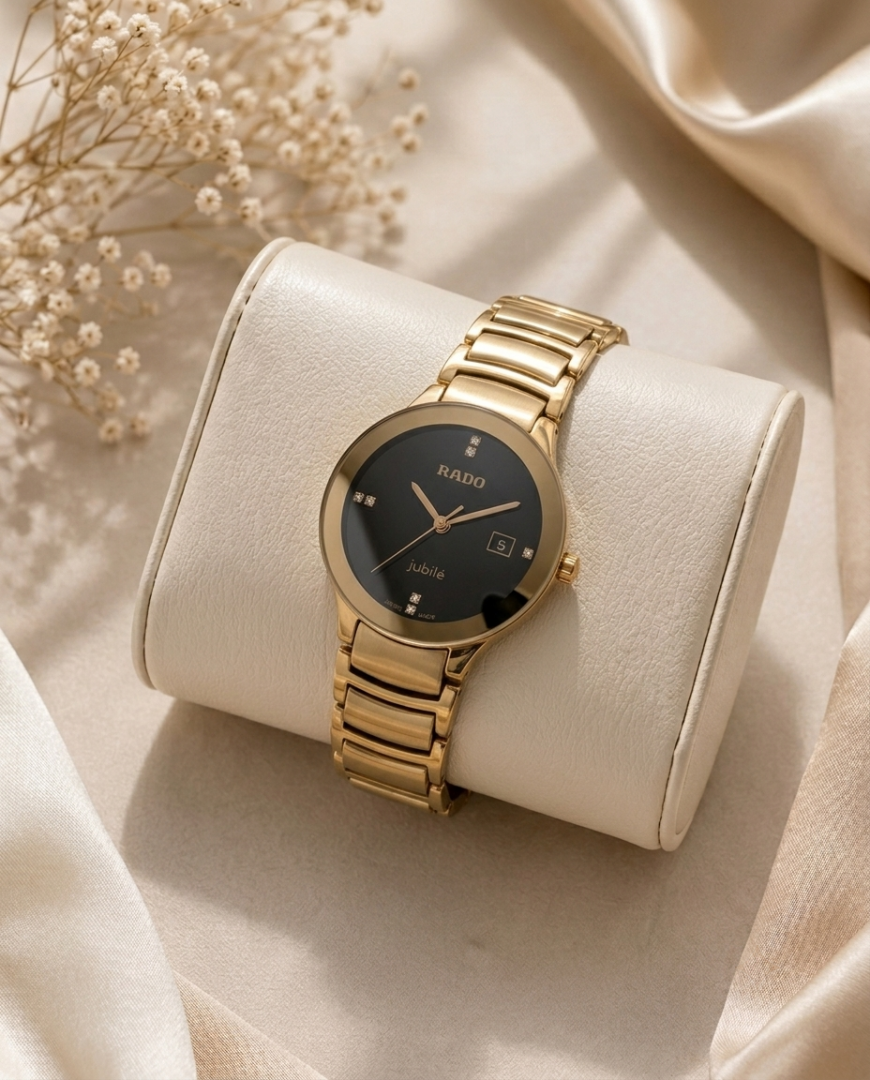 Rado Jubli gold black women s
