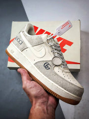 Nike AIRFORCE 1 LOW X GUCHI WHITEGREY