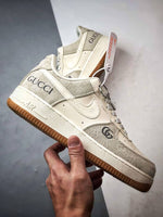 Nike AIRFORCE 1 LOW X GUCHI WHITEGREY