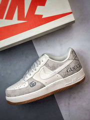 Nike AIRFORCE 1 LOW X GUCHI WHITEGREY