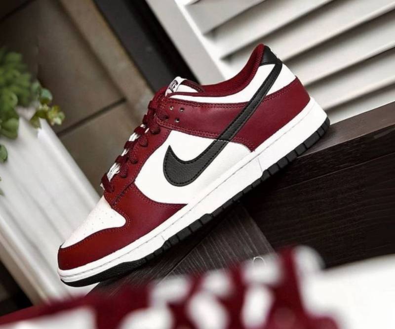 The Nikke Dunk Low Dark Team Red