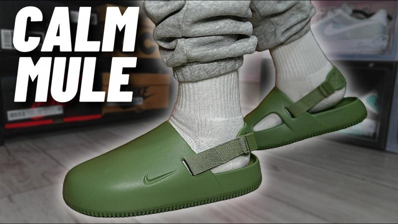 calm mule green Ua Quality