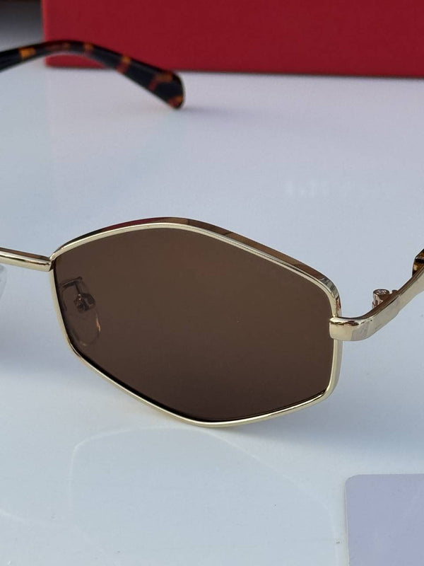 Prada 58081 gold brown