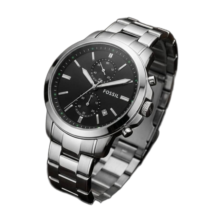 Fossil Minimalist Chronograph Silver-Black