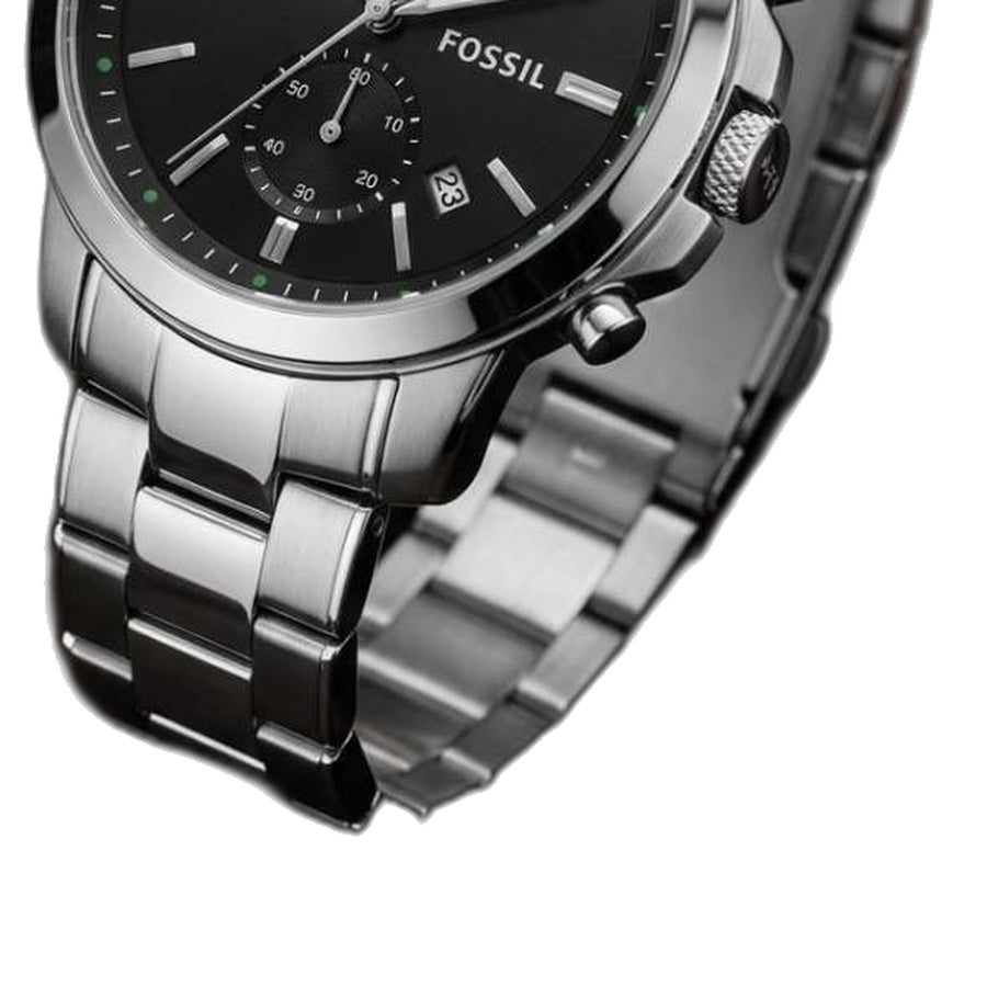 Fossil Minimalist Chronograph Silver-Black