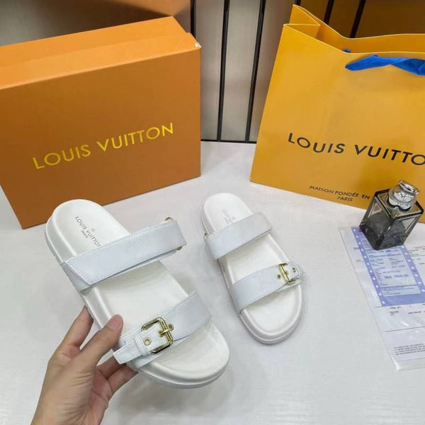 Louis Vuitton_OnSale_Bom_Dia_Mule_Sandals_For_Women_With_Original_Box_And_Carry_Bag
