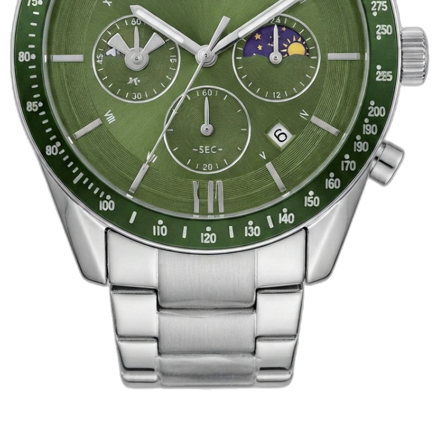 Tommy Hilfiger Multifunction Silver Green Dial