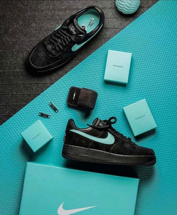 Nike Airforce 1 Low Tiffany Black Semi UA 1408