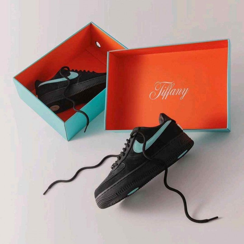 Nike Airforce 1 Low Tiffany Black Semi UA 1408