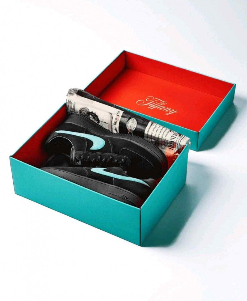 Nike Airforce 1 Low Tiffany Black Semi UA 1408
