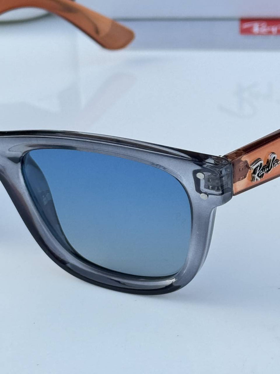 Ray-Ban 0502 grey orange blue