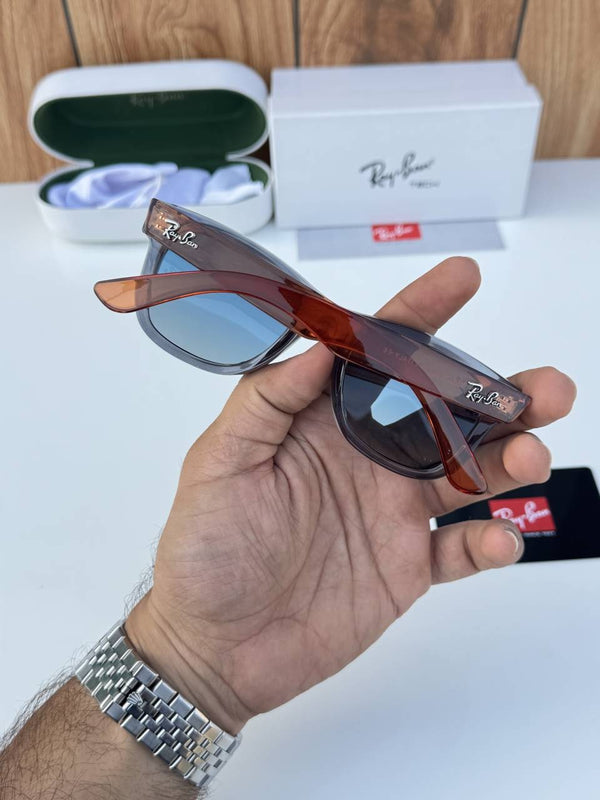 Ray-Ban 0502 grey orange blue