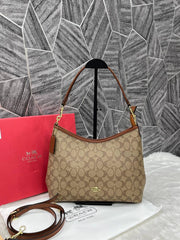 Coach Laurel Medium Tote With Original Box DustCover & Long Belt
