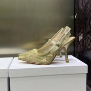 Dior_Jadiyor_Slingback_Heels_Pumps_Gold_For_Her_With_Original_Box_And_Carry_Bag