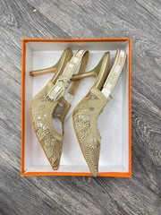 Dior_Jadiyor_Slingback_Heels_Pumps_Gold_For_Her_With_Original_Box_And_Carry_Bag