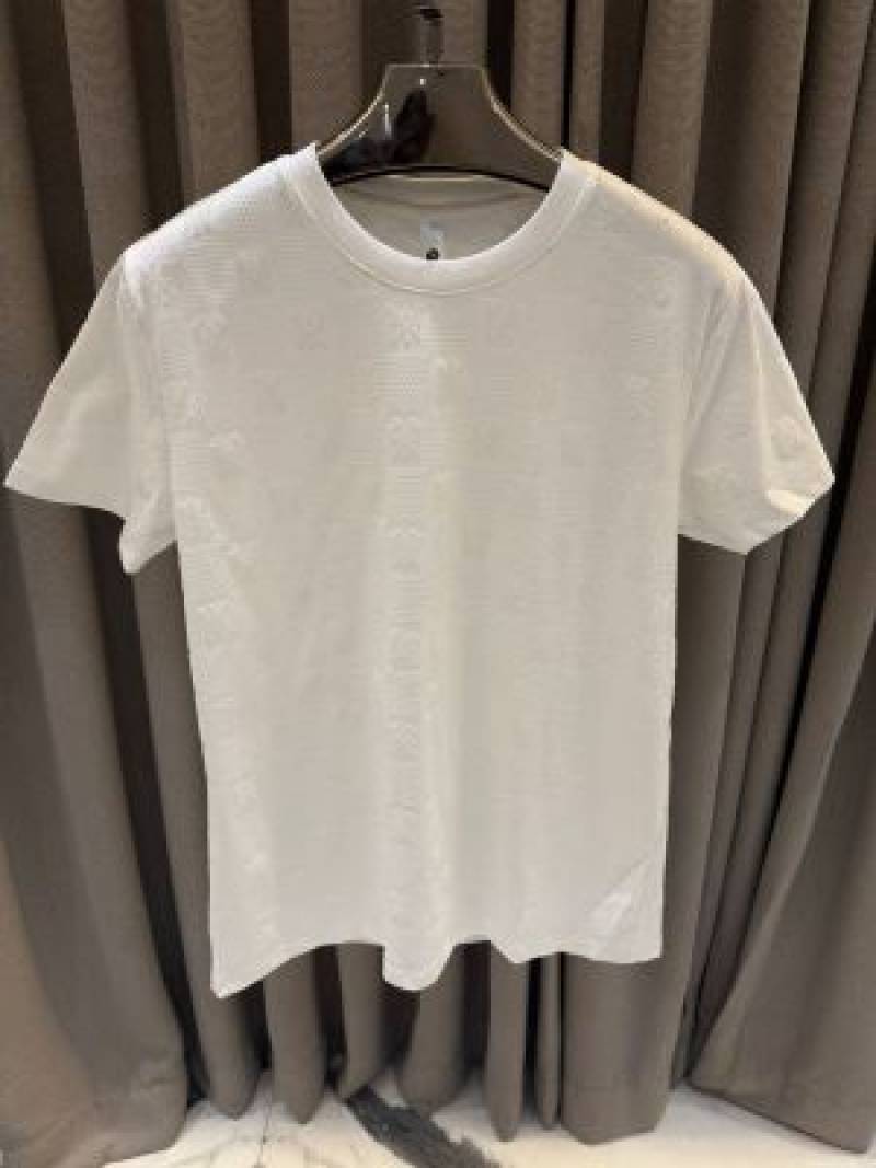 Amiri Full Monogram Round Neck T-shirt White