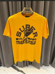 Super Dry Round Neck T-shirt Yellow