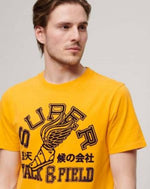 Super Dry Round Neck T-shirt Yellow