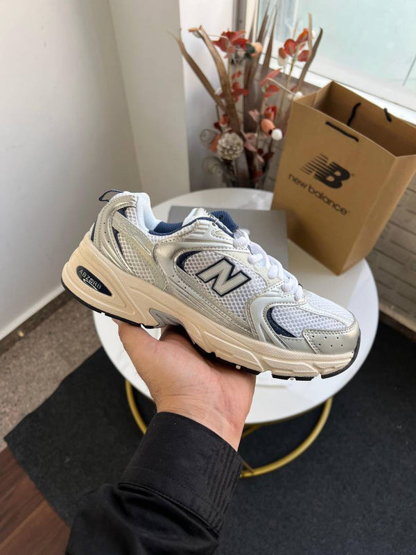 New balencee 530 Summer Fog Steel Grey Navy for women 383 As2