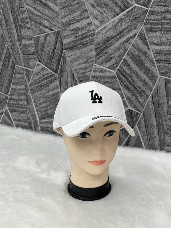 Los Angeles La Dodgers Premium Unisex Cap (With Safety Box) (White)