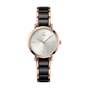 Calvin Kleii_n minimalist Black Two Tone white Dail