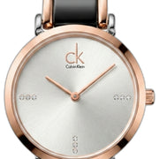 Calvin Kleii_n minimalist Black Two Tone white Dail