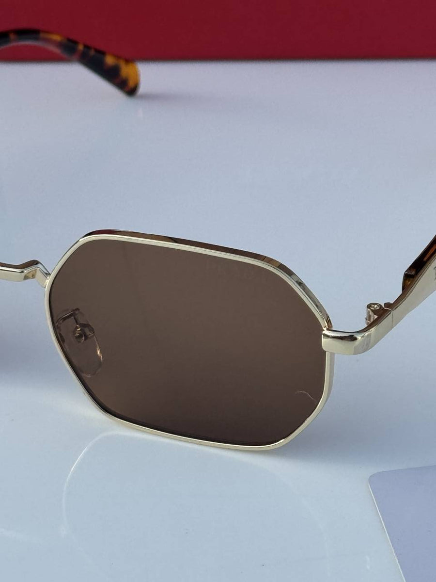 Prada 58258 gold brown