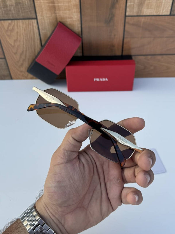 Prada 58258 gold brown