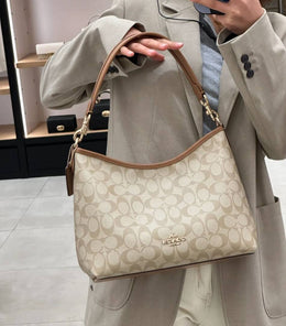 Coach Laurel Medium Tote 04 With Original Box DustCover & Long Belt