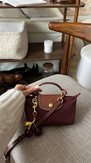 Longchamp Mini Crossbody Bag With Poly Bag