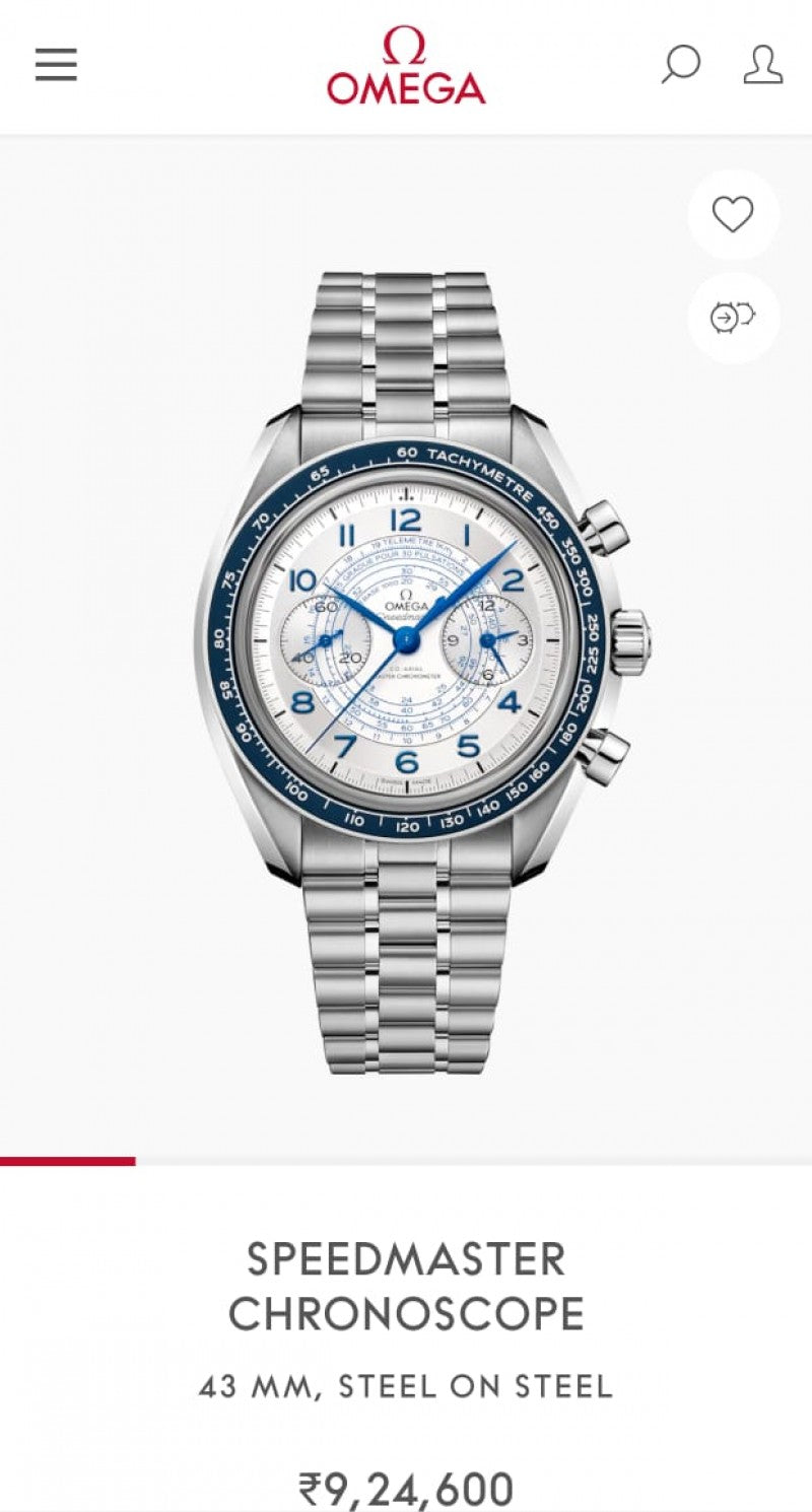 Omega speedmaster Chronoscope 2 Country