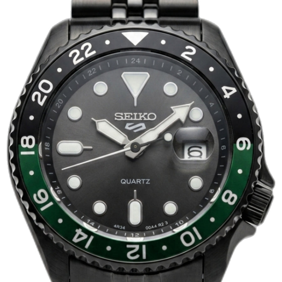 Seiko Gmt Master Green black dail