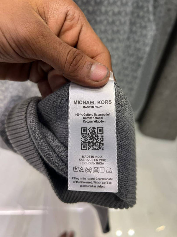 Michael KORS IMPORTED SWEATERS GREY
